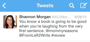 Shannon Morgan Tweets About Reasons Mommy Drinks Book